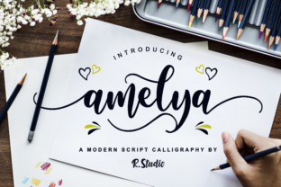 Amelya: The Handwritten Font That Feels Like a Thoughtfully Written Note