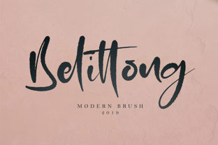 Belittong: A Handwritten Font with Expressive Swashes