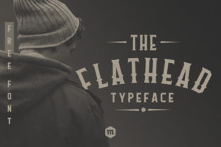 Flathead: A Bold Sans Serif Font with a Vintage Vibe
