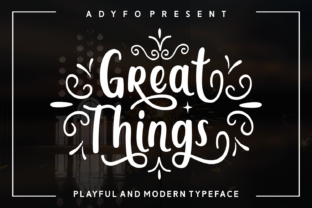 Great Things: When Handwritten Authenticity Meets Design Confidence