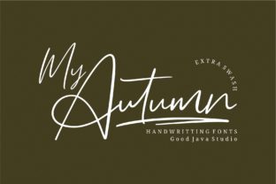 My Autumn: A Handwritten Font That Feels Like a Thoughtful Note from a Friend