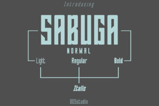 Sabuga: A Bold, Simple Sans Serif That Works—When Used Right