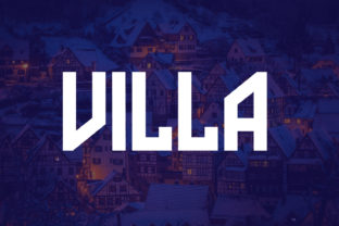 Villa: A Bold Statement in Modern Typography
